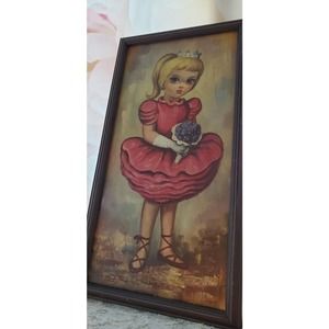 Vintage Maio Ballerina Print 1960'S
